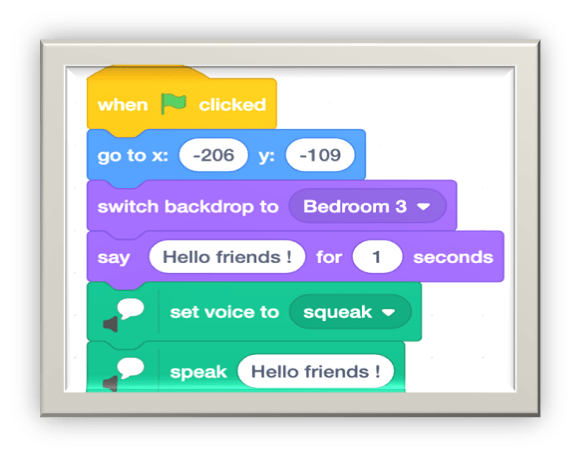 Scratch script to set the backdrops