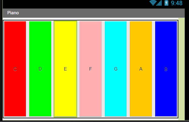 Piano App With MIT App Inventor