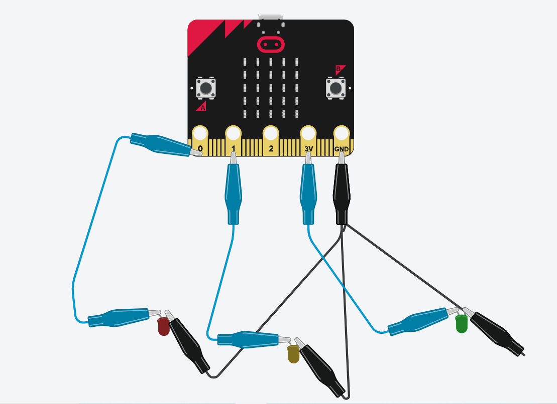 Learning Electronic circuit with Microbit