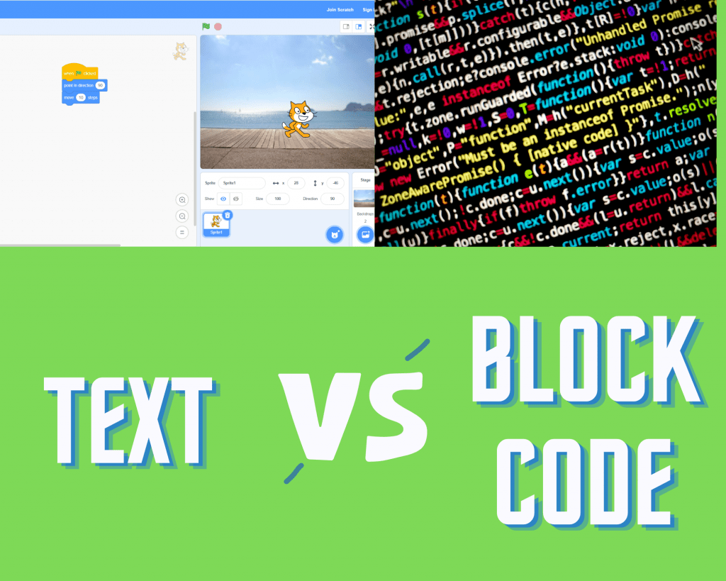 Block- based and Text - based coding